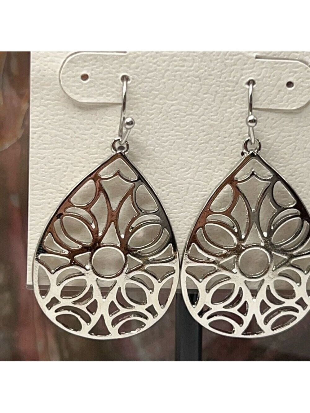 Silver Tear Drop Dangle Earrings A&I $16ea/bundle 3 for $25